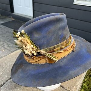 Custom Burned Western Cowboy/Cowgirl Hat
